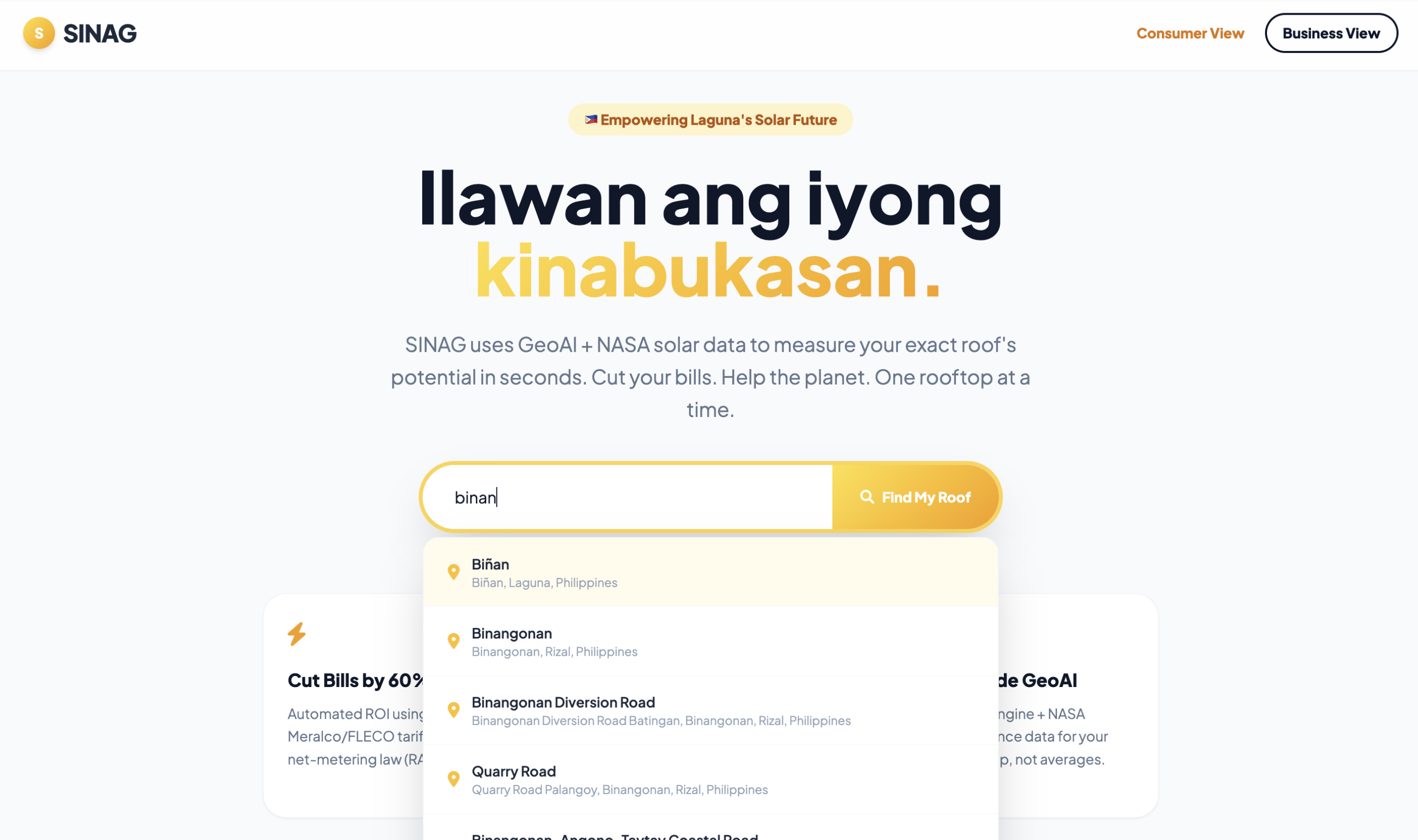 SINAG Project Preview
